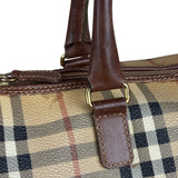 Burberry Vintage Haymarkert House Mini Boston Handbag