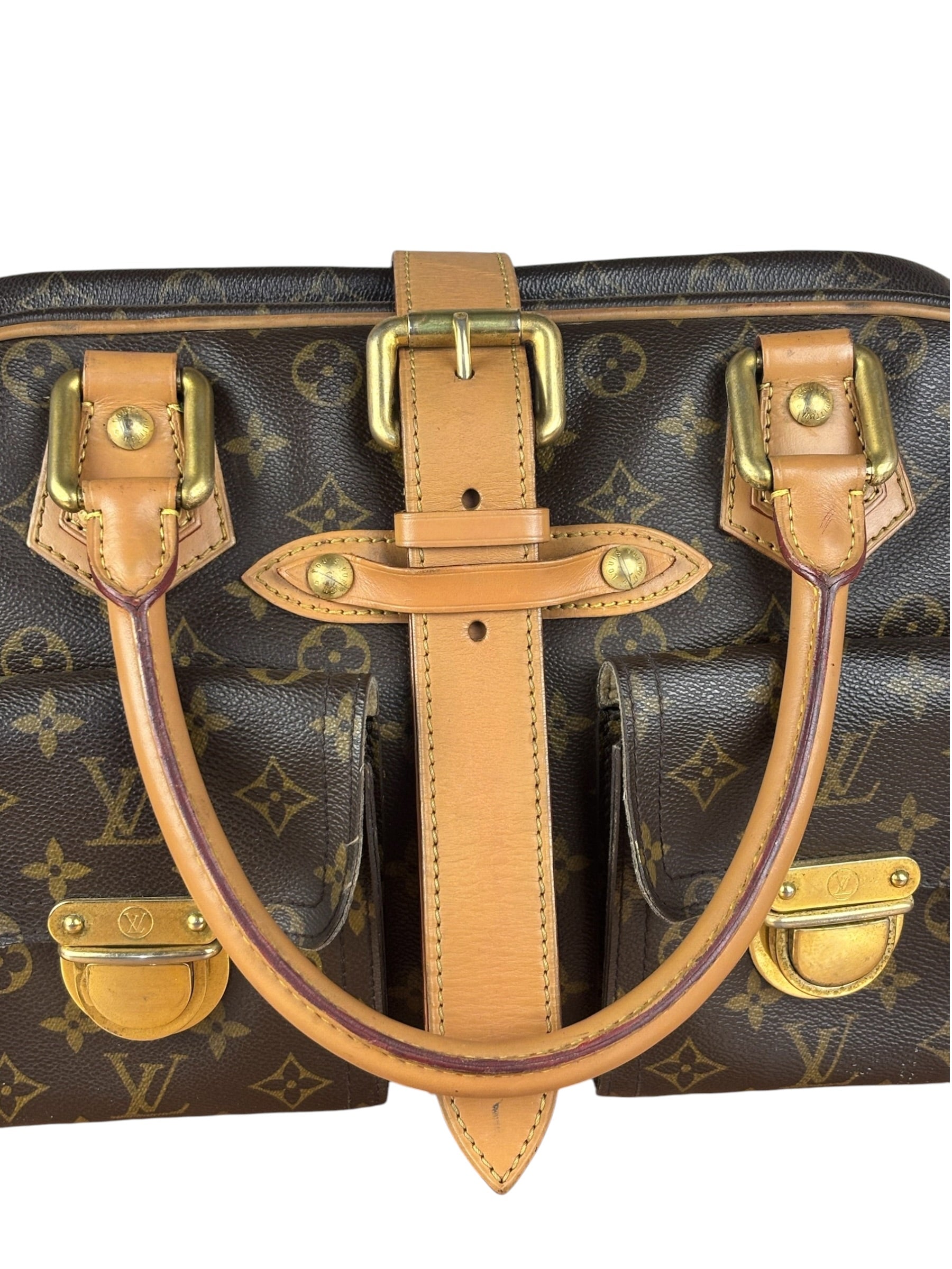 Louis Vuitton Monogram Manhattan Handbag MM