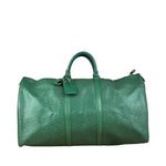 Louis Vuitton Vintage Borneo Green Epi Keepall Bag