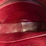 Chanel Vintage Burgundy Quilted Leather CC Camera Bag