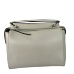 Fendi Cream Leather Latte Two-Way Bag