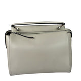 Fendi Cream Leather Latte Two-Way Bag
