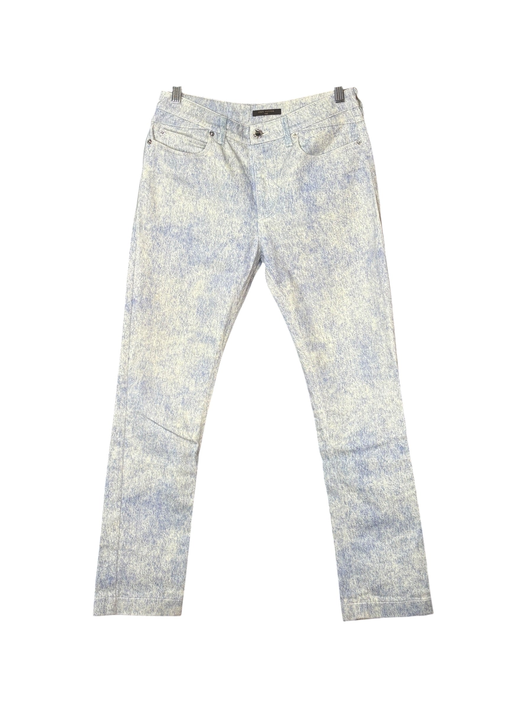 Louis Vuitton Acid Wash Skinny Jeans