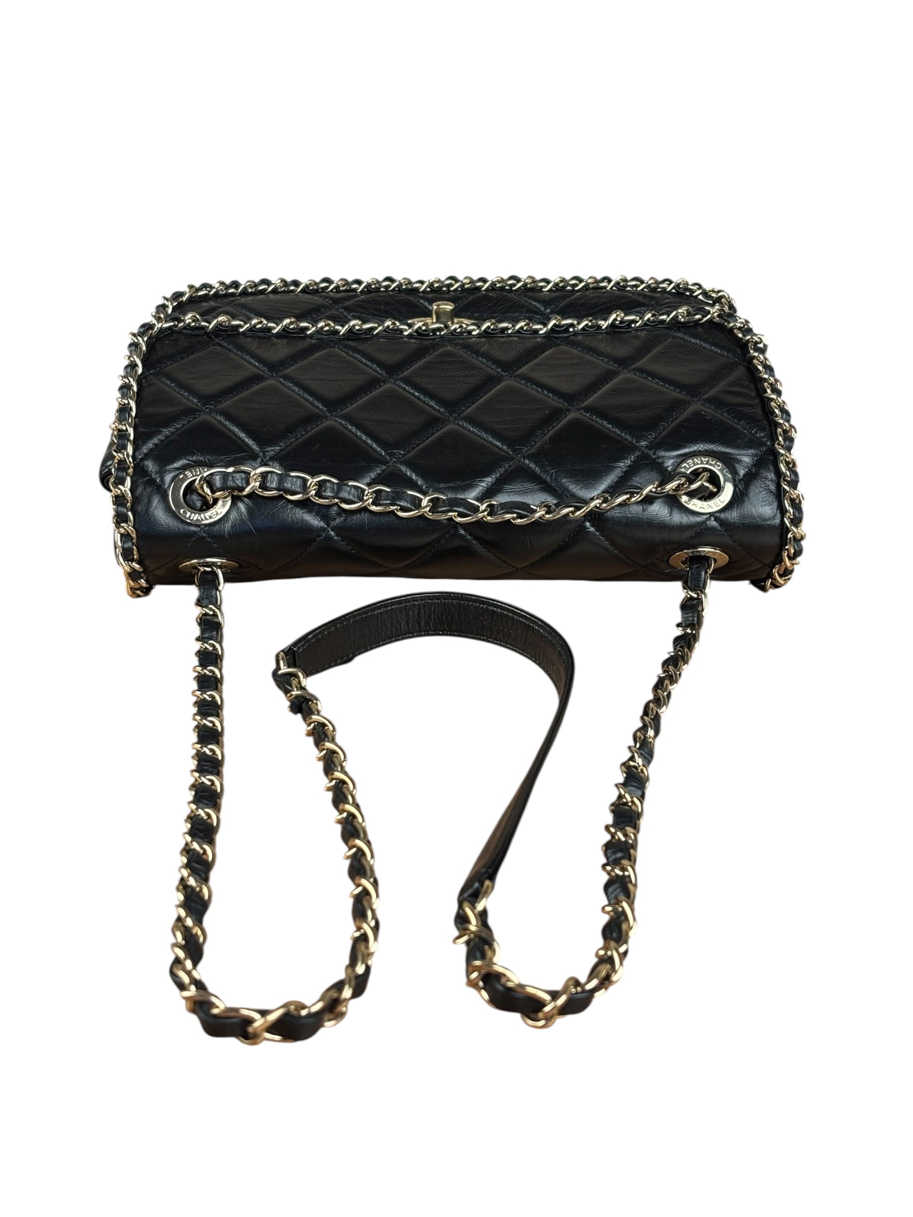 Chanel Black Quilted Leather Flap Bag 2019