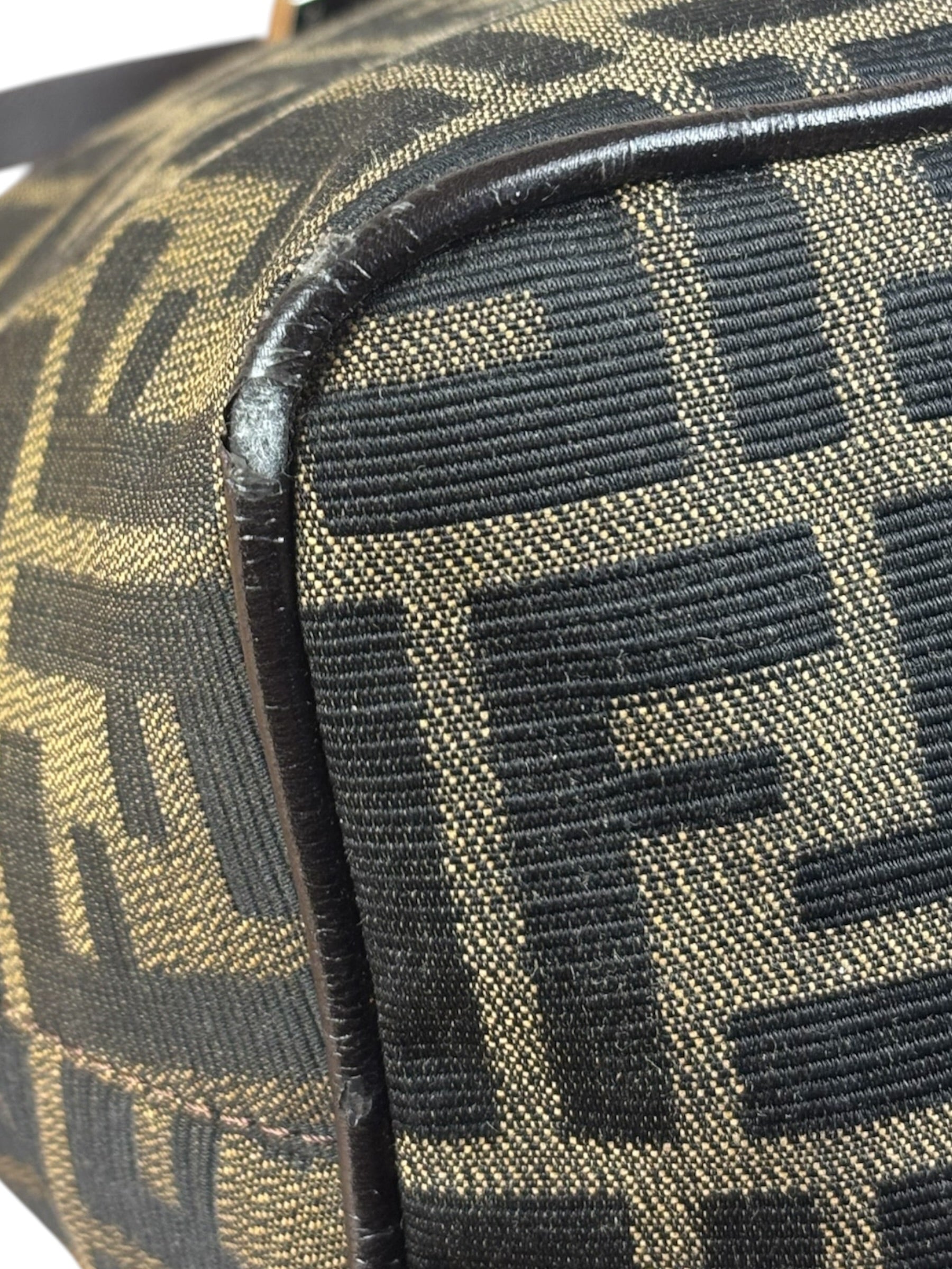 Fendi Zucca FF Mamma Baguette Shoulder Bag