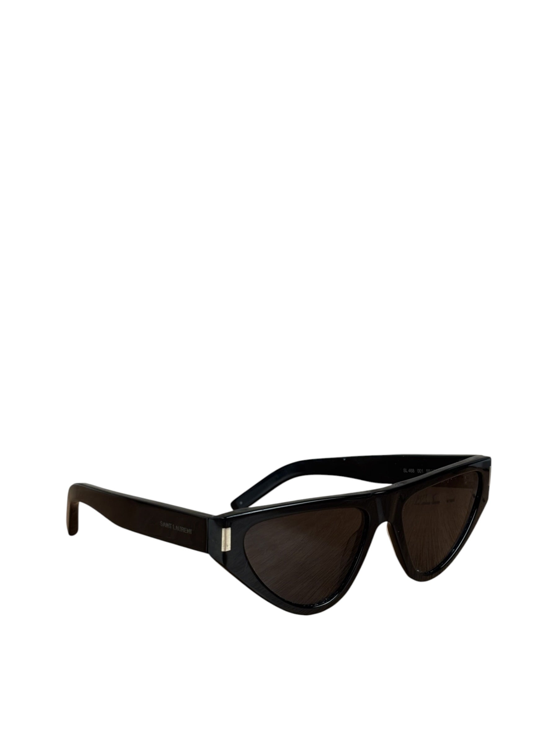 Yves Saint Laurent Black New Wave Sunglasses SL 468