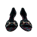 Gucci Vintage Horsebit Open Toe Pumps