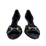 Gucci Vintage Horsebit Open Toe Pumps