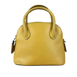 Celine Yellow Leather Dome 2Way Handbag