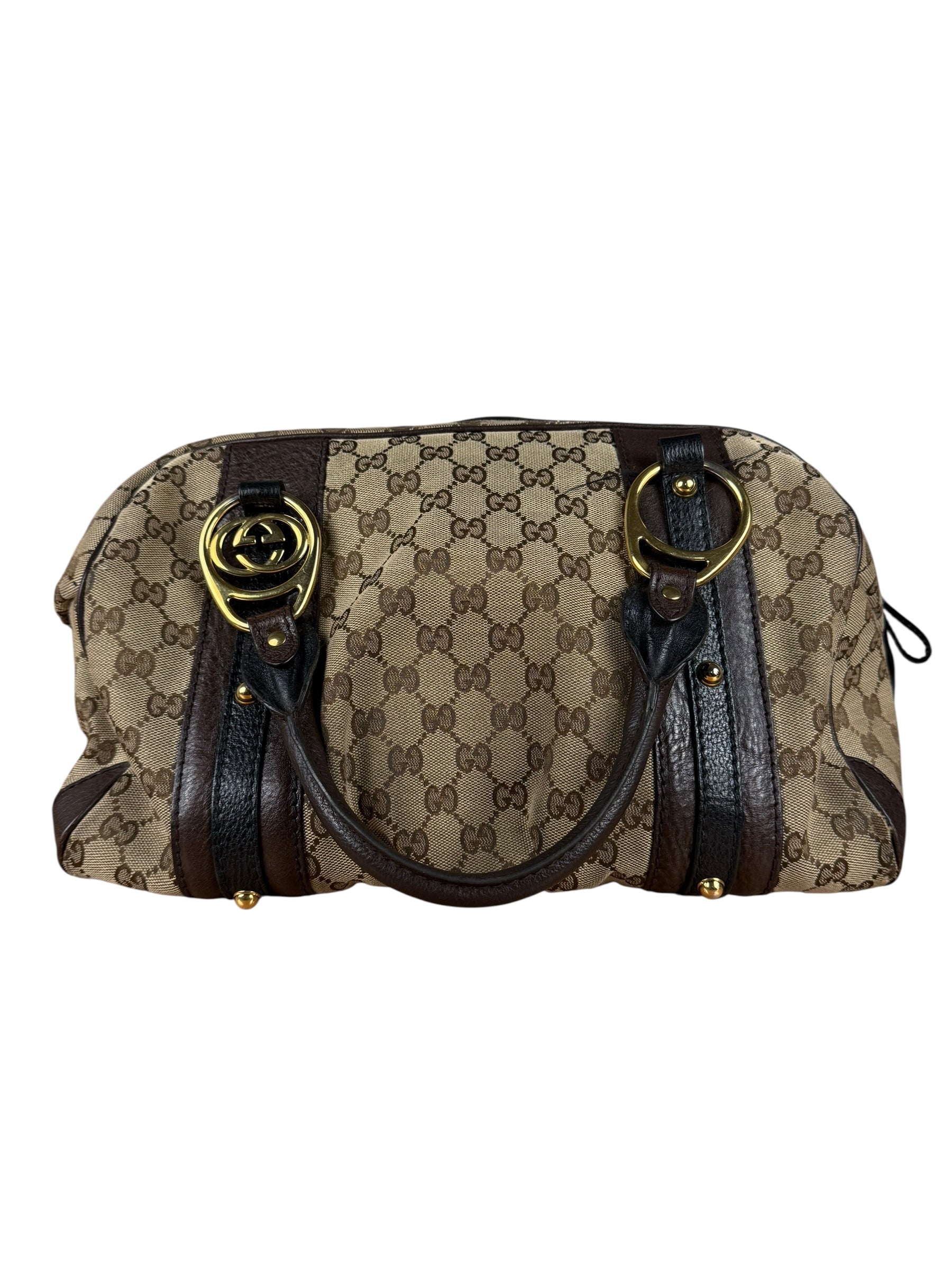 Gucci Babouska Interlocking Boston Bag