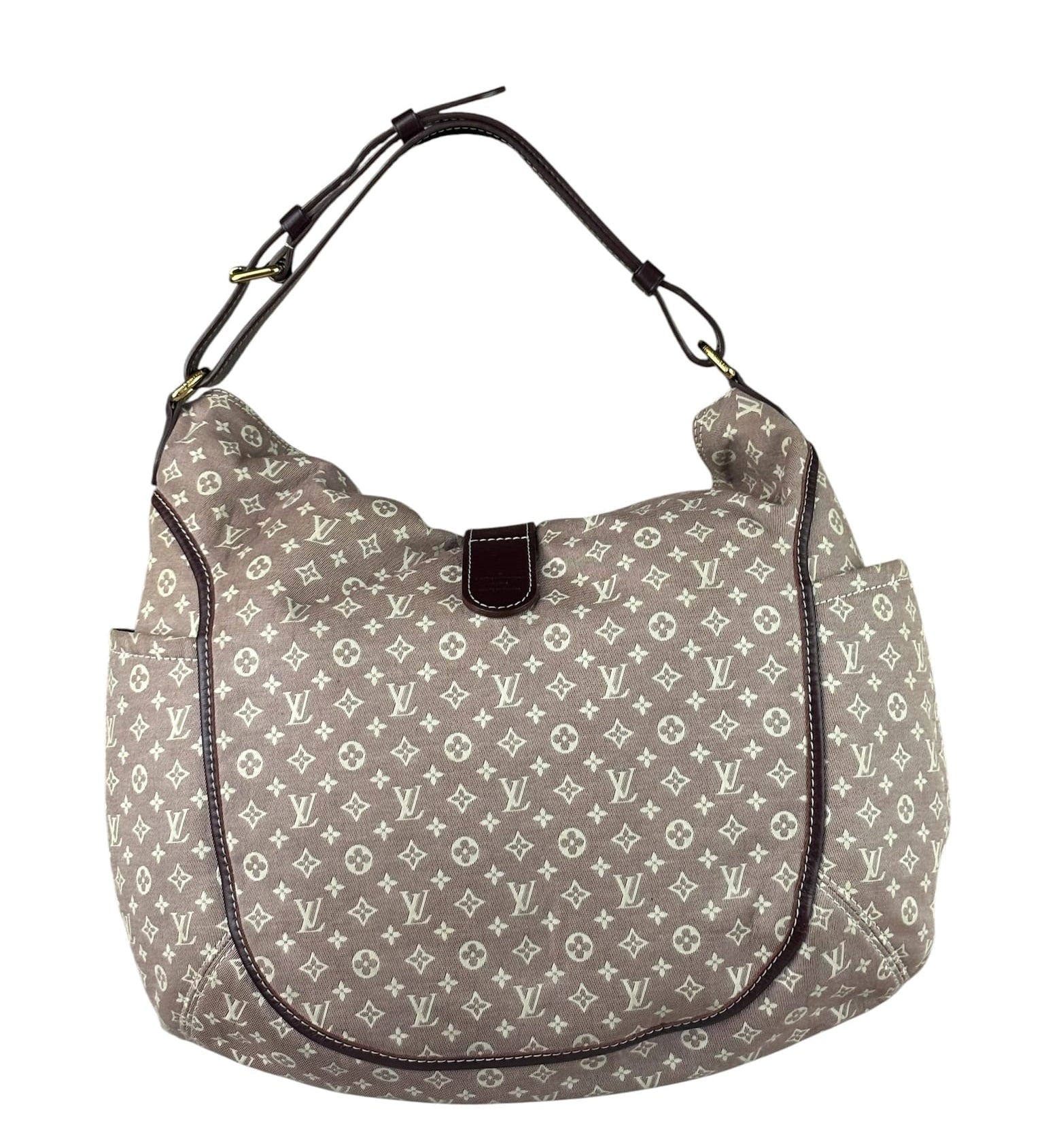 Louis Vuitton Brown Leather Trim Monogram Idylle Romance