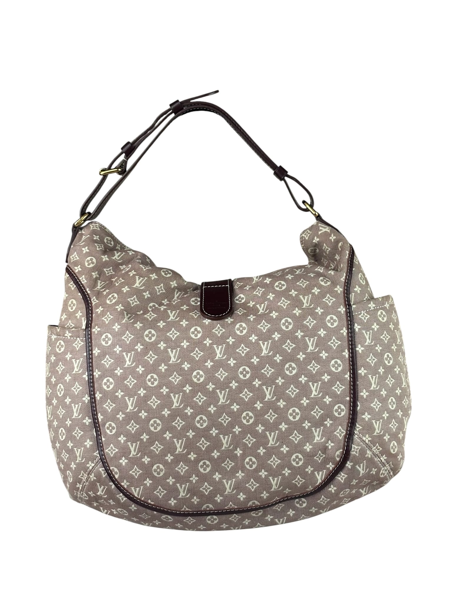 Louis Vuitton Brown Leather Trim Monogram Idylle Romance