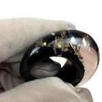 Louis Vuitton Black Resin Inclusion Ring