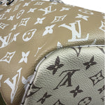 Louis Vuitton Olive Green/Beige Monogram Giant Neverfull MM