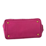 Prada Pink M Canapa Canvas Tote