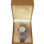 Gucci 9000L 2Tone Cream Stick Dial