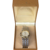 Gucci 9000L 2Tone Cream Stick Dial