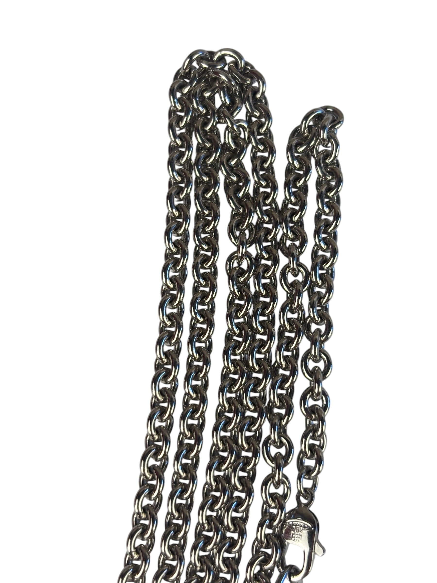 Vivienne Westwood Silver Bas Relief Pendant Necklace