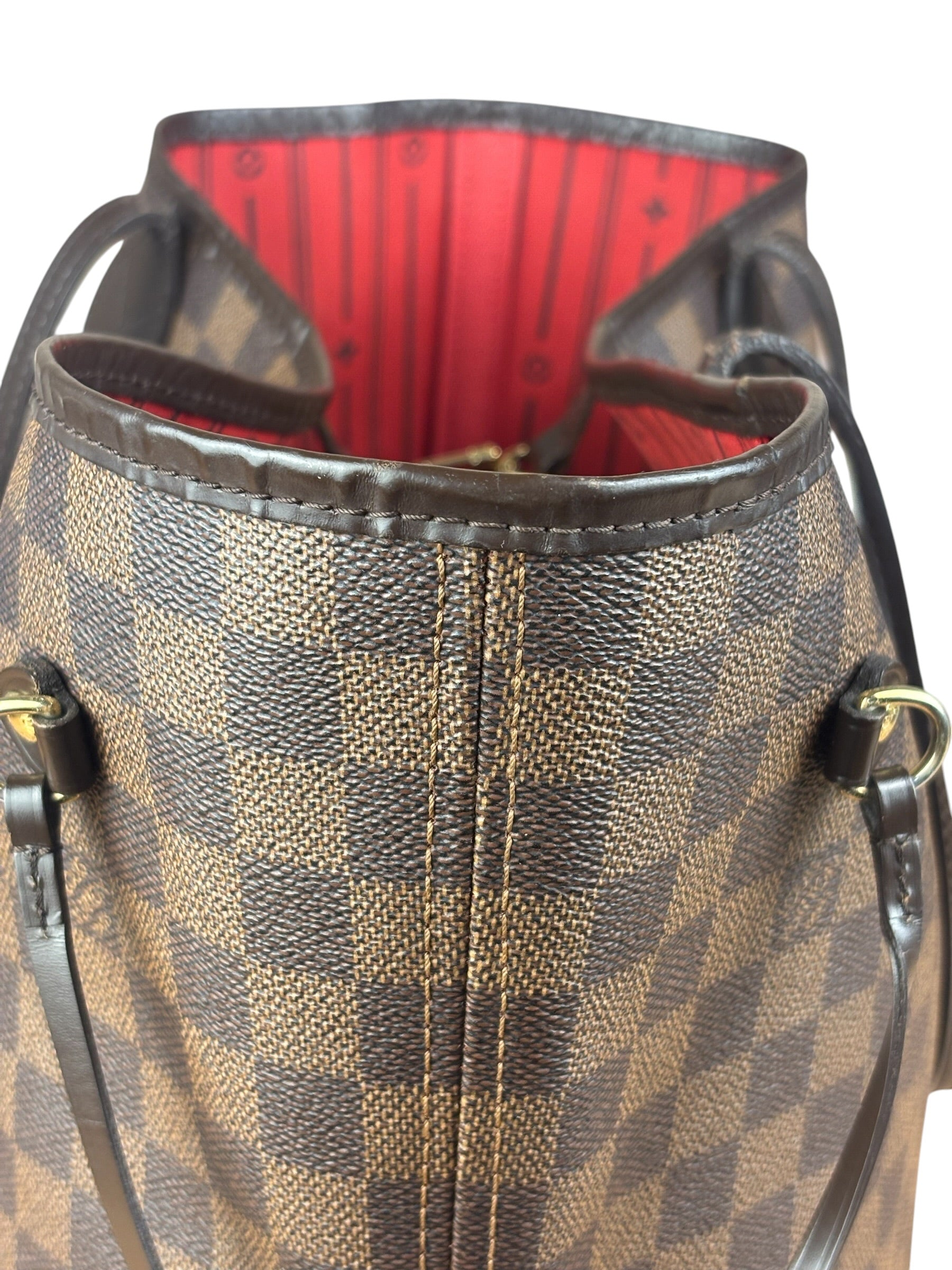 Louis Vuitton Damier Ebene Monogram Neverfull MM
