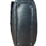 Chanel Black Leather Paris Moscow Flap/Chain Shoulder Bag 2005