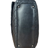 Chanel Black Leather Paris Moscow Flap/Chain Shoulder Bag 2005