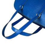 Louis Vuitton Blue Epi Soufflot Handbag