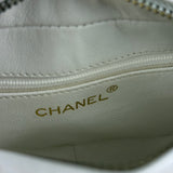 Chanel CC Patent Quilted Yellow Camera Bag 1991