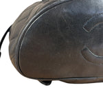 Chanel Black Quilted CC Duma Leather Backpack '97