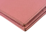 Prada Pink Saffiano Leather Wallet