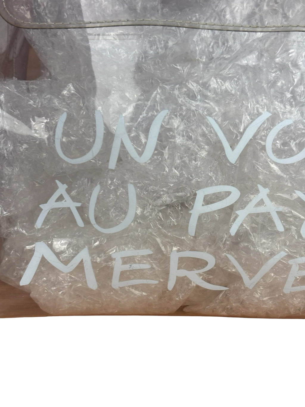 Hermes Transparent Vinyl Souvenir De L'Exposition 1997 Kelly Handbag