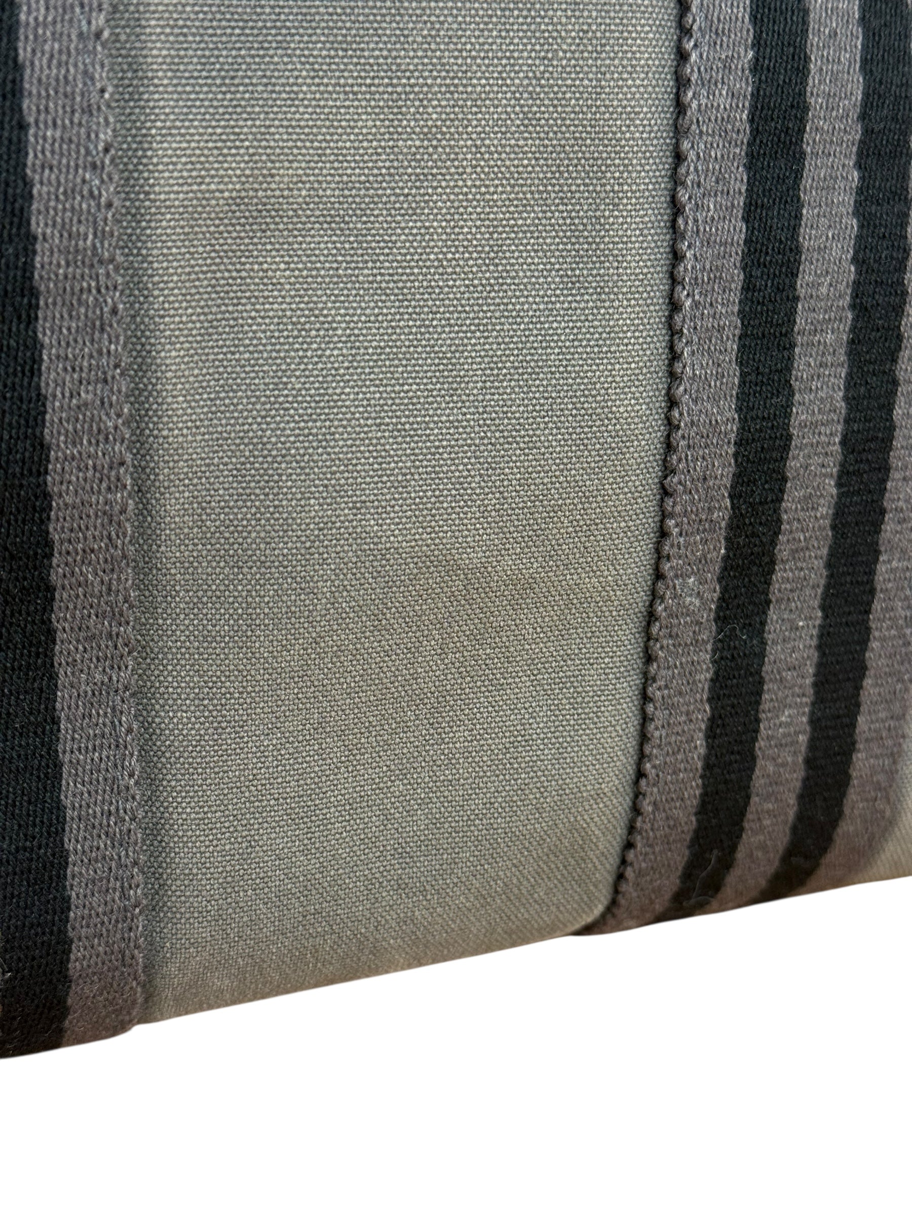 Hermes Grey Canvas Fourre Tout PM