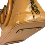 Louis Vuitton Yellow Monogram Vernis Alma BB Two-Way Bag
