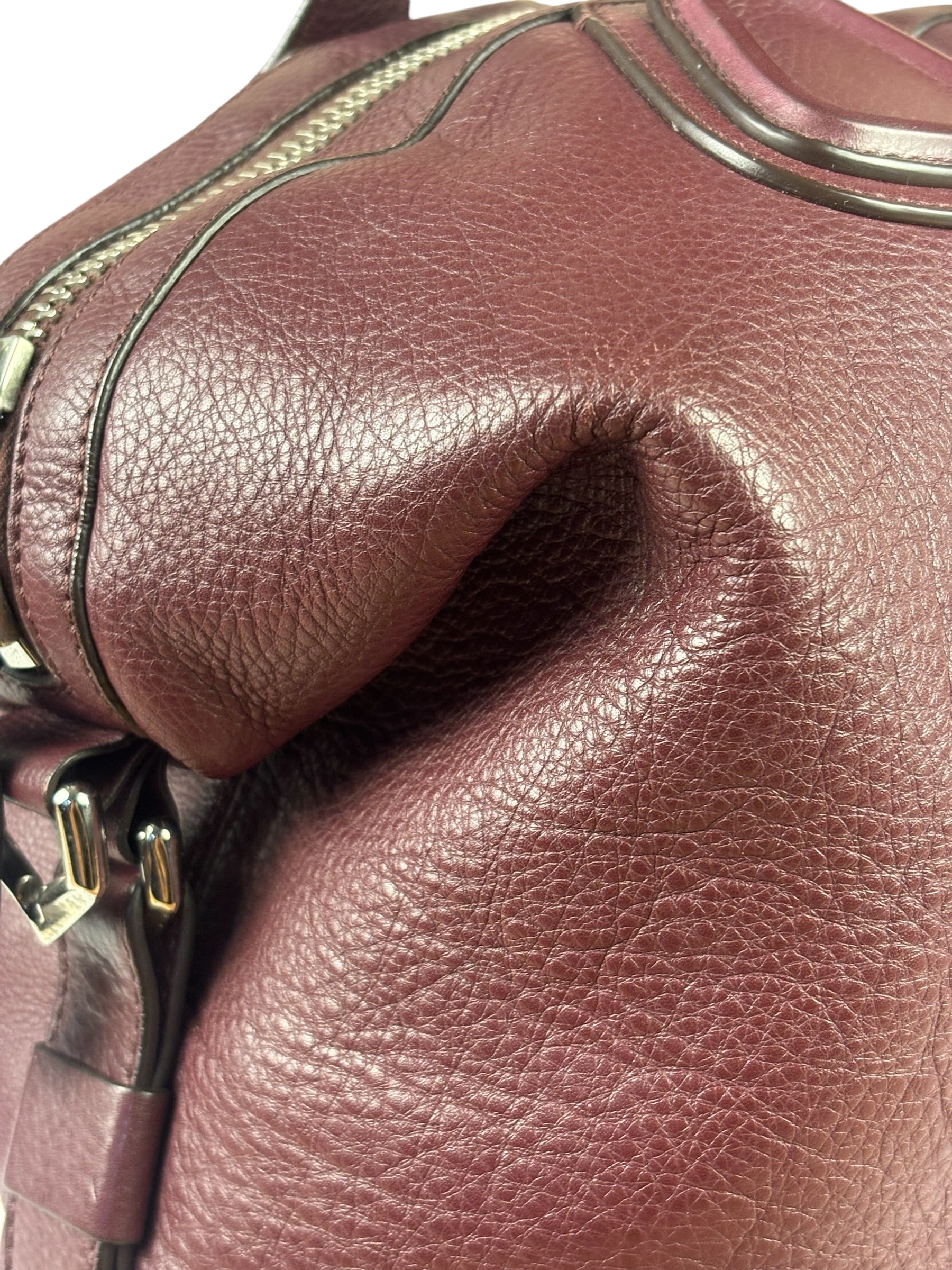 Givenchy Nightingale Burgundy Leather Two-Way Bag