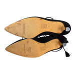 Manolo Blahnik Brown Suede Strappy Heels