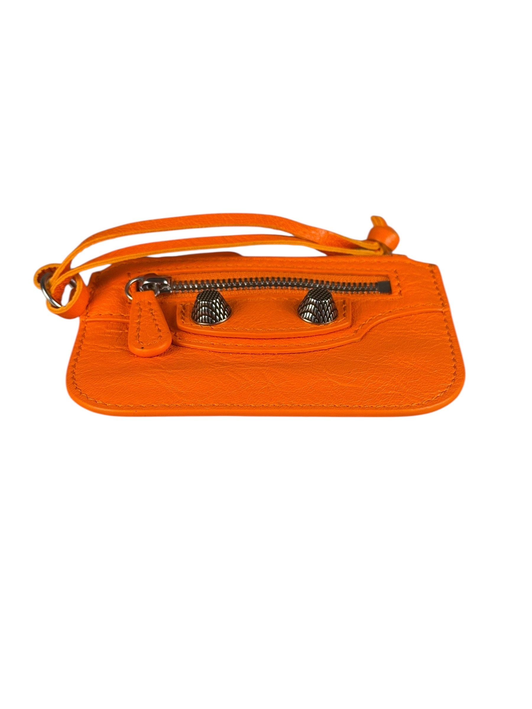 Balenciaga Le Cagole Zip Pouch Orange