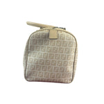 Fendi Vintage Beige Zucca Mini Boston Bag