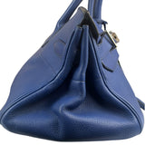Hermes Blue Clemence Leather JPG Birkin 42 Palladium 2006