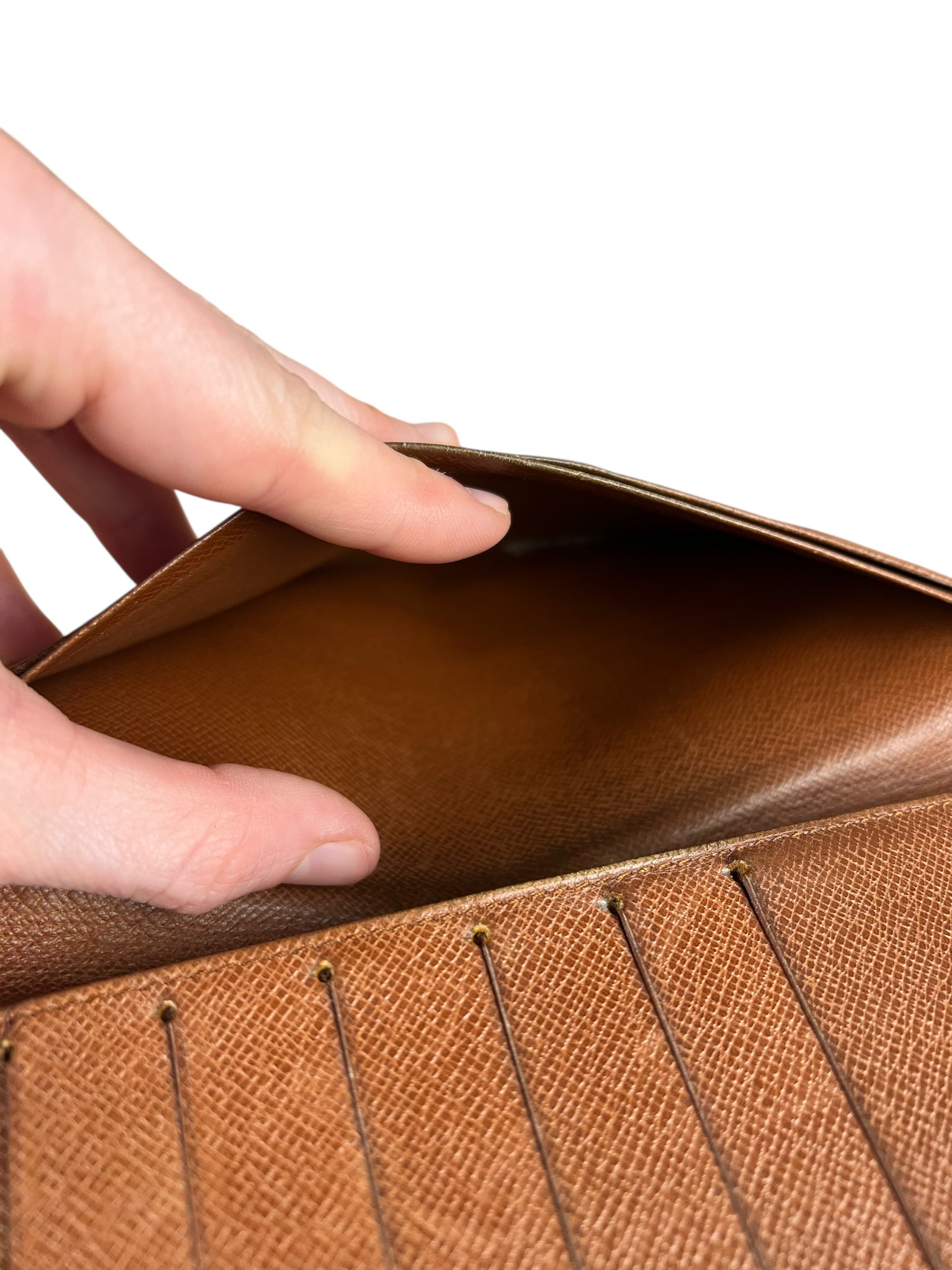 Louis Vuitton Monogram Flat Long Wallet