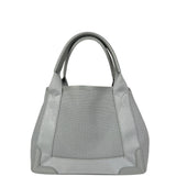 Balenciaga Grey Canvas/Leather Cabas Small 2Way Tote