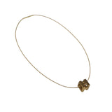 Hermes Cage d'H Gold Plated Pendant Necklace