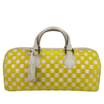 Louis Vuitton Cream/Yellow Damier Cubic Printemps Etè Speedy 2013