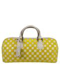 Louis Vuitton Cream/Yellow Damier Cubic Printemps Etè Speedy 2013