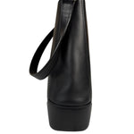 Burberry Black Leather Hobo Bag