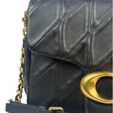 Coach Black Nappa Leather Tabby Shoulder Bag