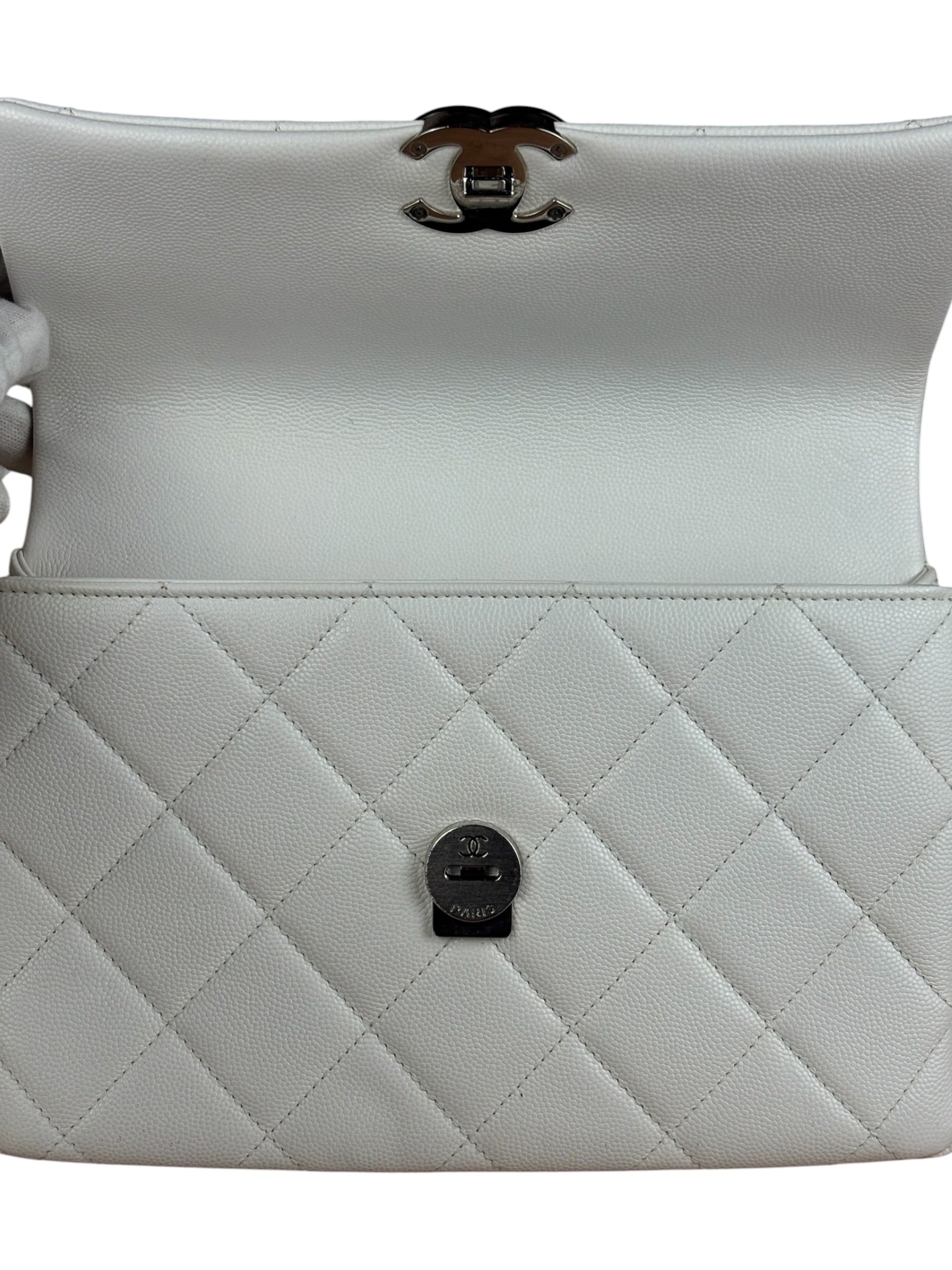 Chanel White Leather My Everything Flap Shoulder Bag 2020