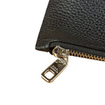 Dolce & Gabbana Black Pebbled Leather DJ Turntable Set Zip Pouch