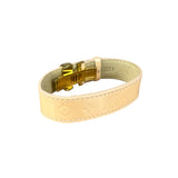 Louis Vuitton Monogram Vernis Logo Bracelet Yellow