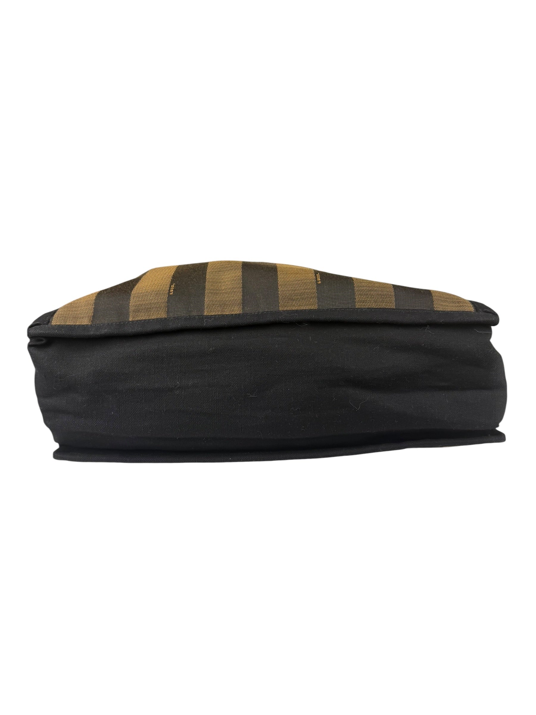 Fendi Pequin Canvas Tote Bag