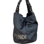Fendi Black Nylon Tote Bag
