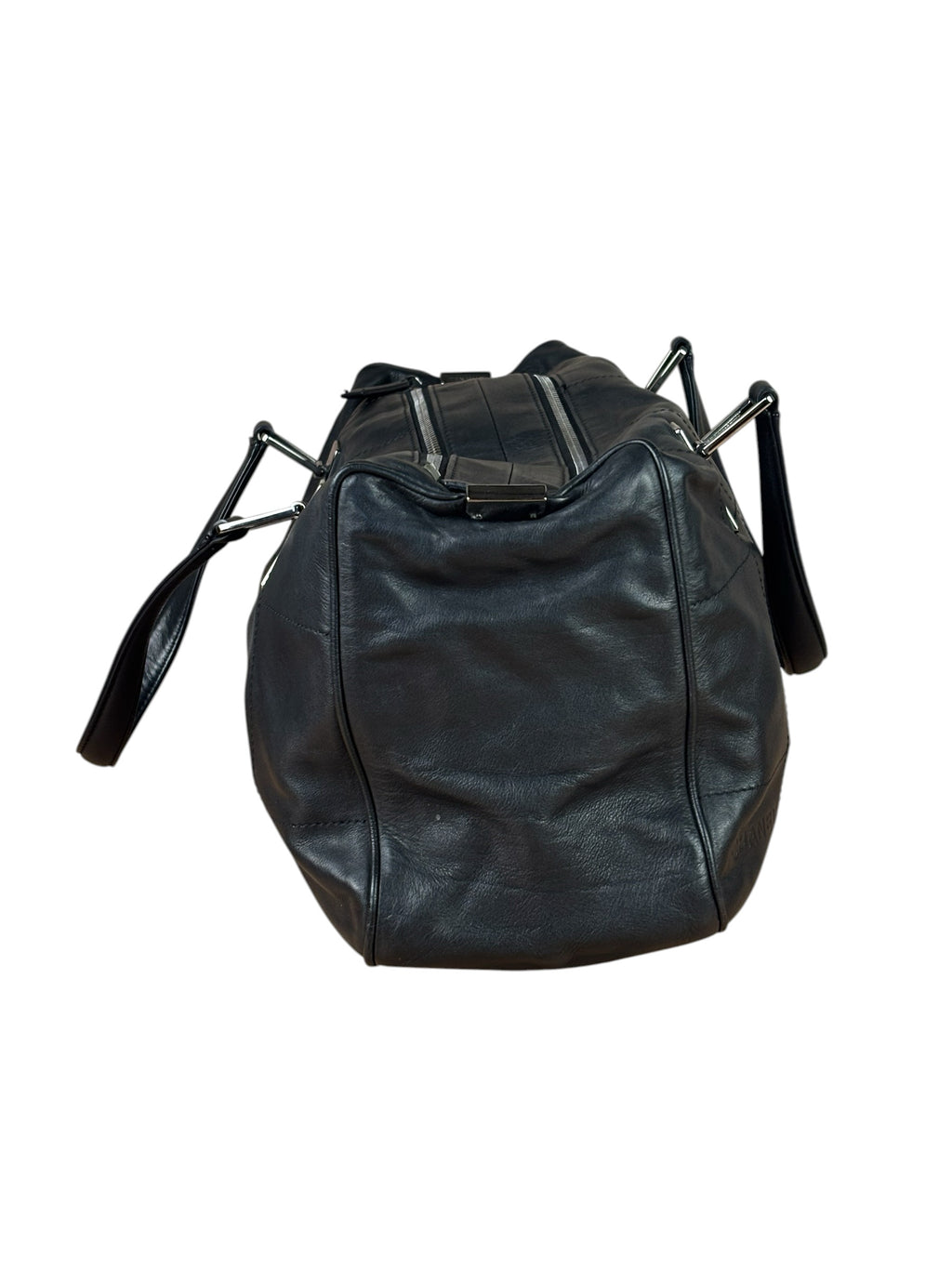 Chanel Black Lambskin Boston Chocolate Bar Bag